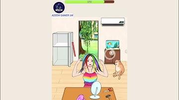 Crazy Brain Puzzle Level 62 |Help The Girl Fix Her Hair| Walkthrough Solution