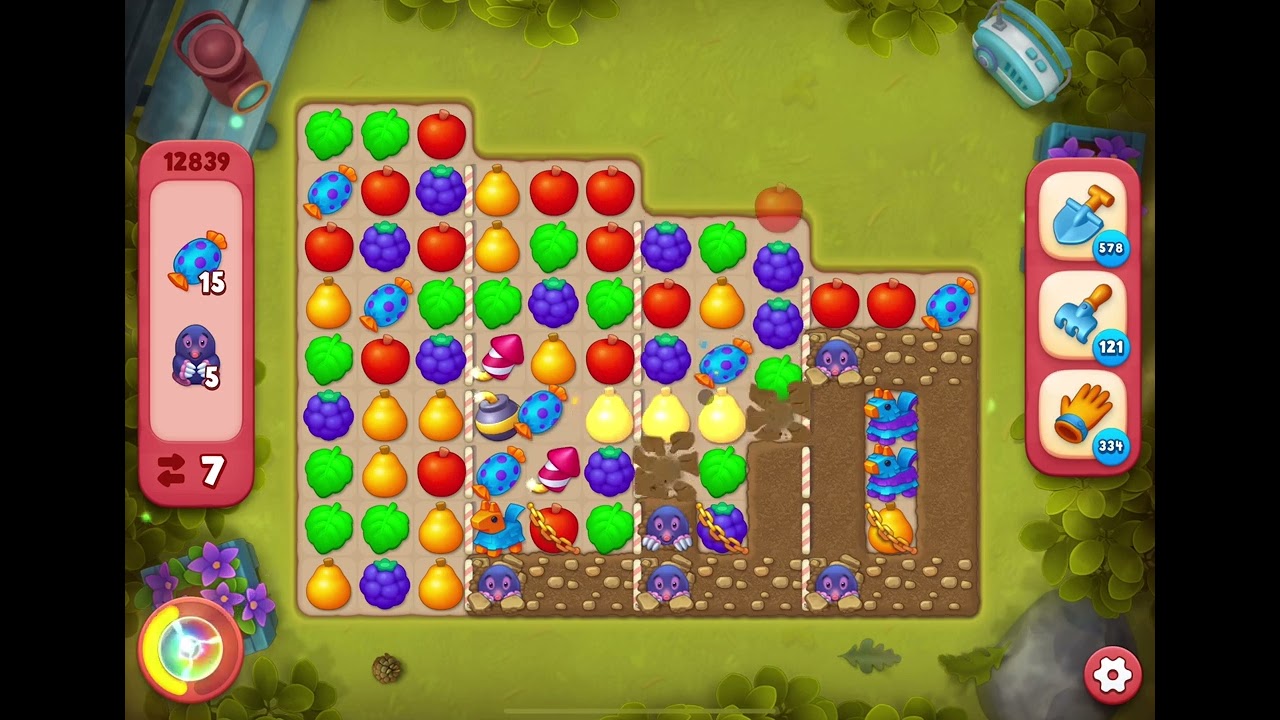 GardenScapes Level 12839 no boosters