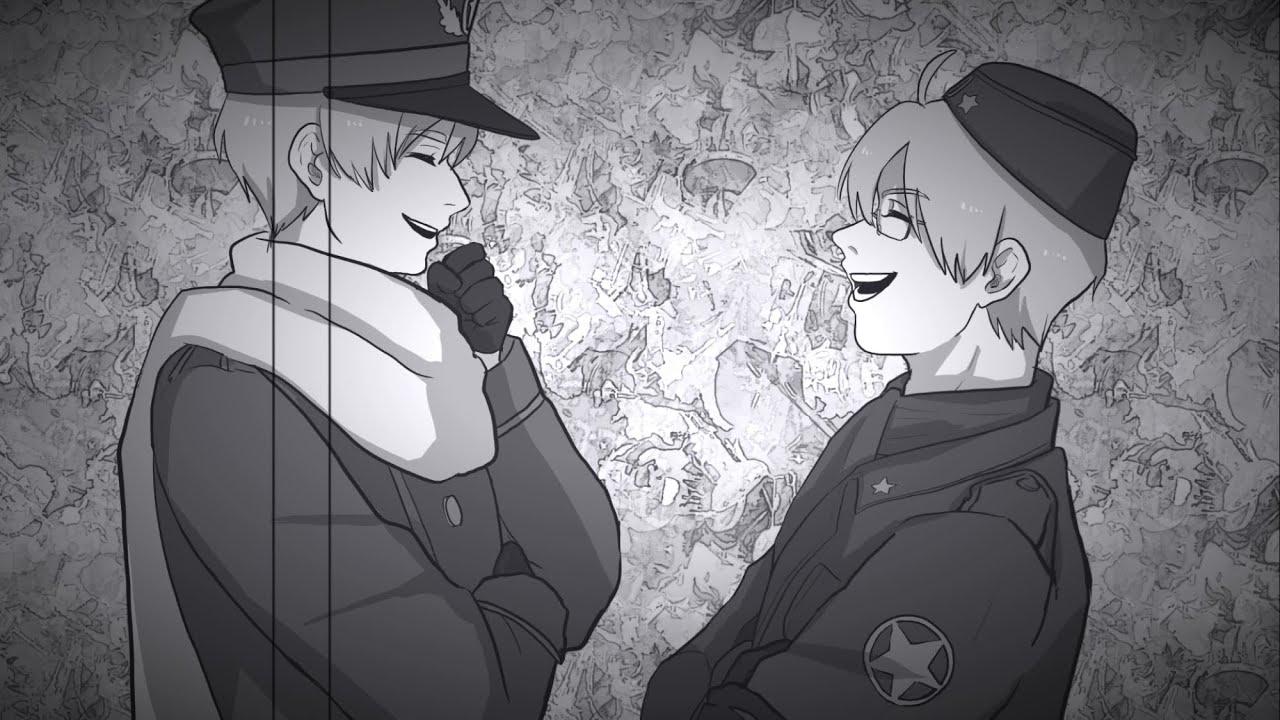 【APヘタリア/hetalia】失礼しますが、RIP♡【手描き】