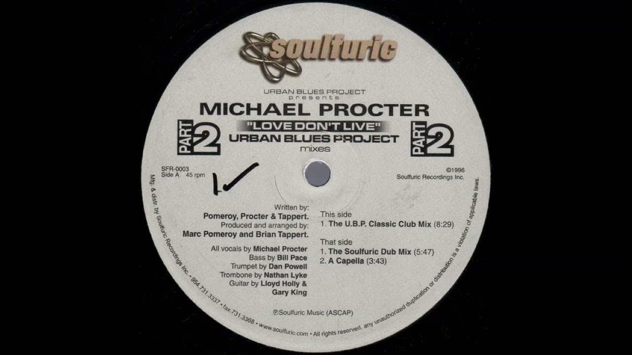 Urban Blues Project feat. Michael Procter - Love Don