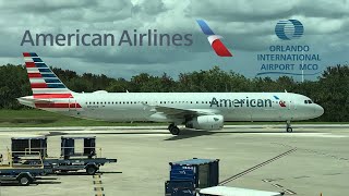 Orlando Int'l Airport (MCO) | American Airlines | Airbus A321-200 | Taxi, Take Off & Departure