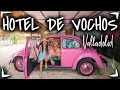 VOCHO HOTEL Yucatan Valladolid 🔴 Dormimos en un Vocho y una avioneta ✅ ¿Hace calor? ¿Baños?