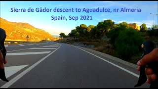 Descent from Sierra de Gádor to Aguadulce, nr Almeria Spain.