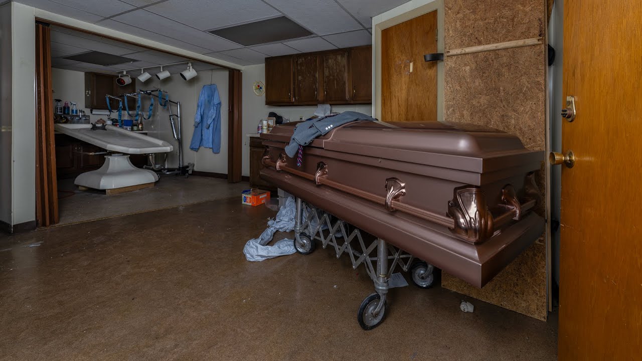 Abandoned Funeral Home With Everything Left Inside