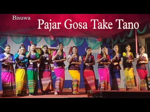 Bisuwa  Sukanya Rabha  Stage Cover Dance  new rabha song BabulRabha