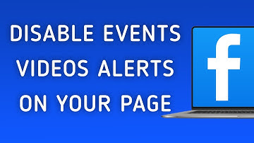 How To Disable Events Videos Notifications On Your Page On Facebook App On PC (New Update)