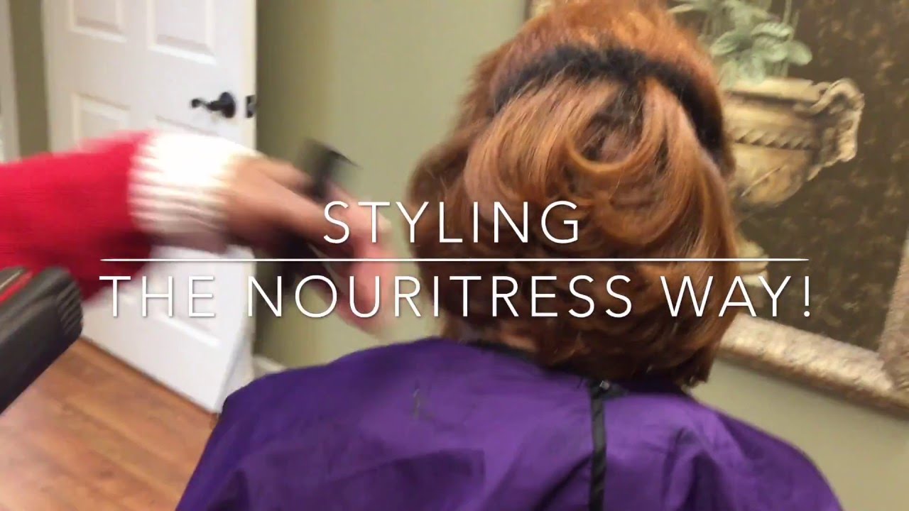 NouriTress Salon Natural Hair Silk Press Service