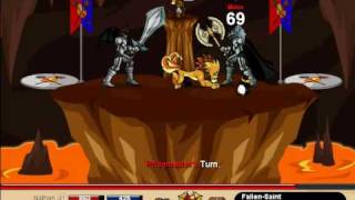 Me Beating Battle ID 1000 on DragonFable
