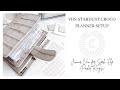 VDS STARDUST CROCO PLANNER SETUP | Junior Van der Spek Flip (Pocket Rings)