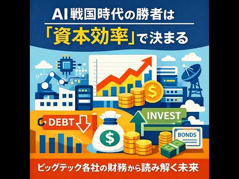AI戦国時代の勝者は「資本効率」で決まる：ビックテック各社の財務から読み解く未来
