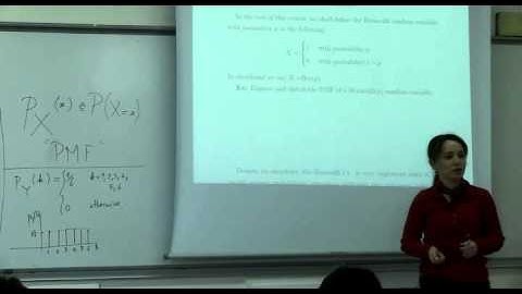 Probability & Random Variables - Week 4 - Lecture 2 - Discrete Random Variables