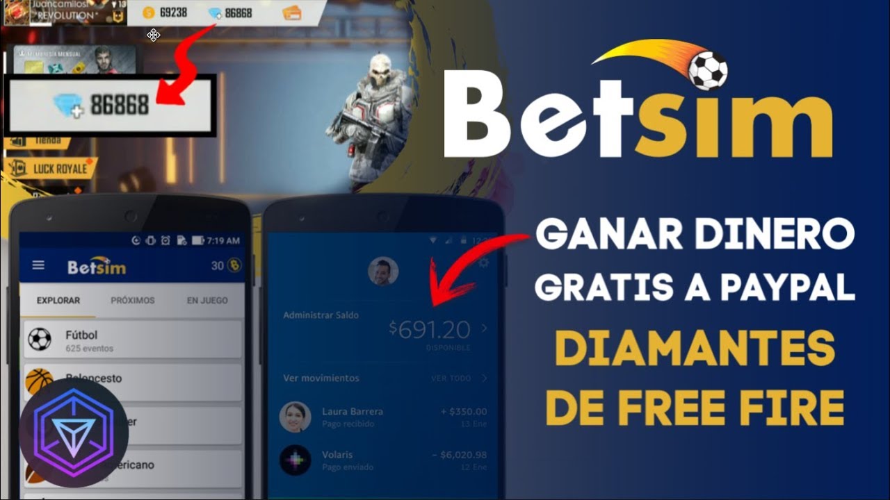 Betsim Ganar Dinero Gratis A Paypal Diamantes De