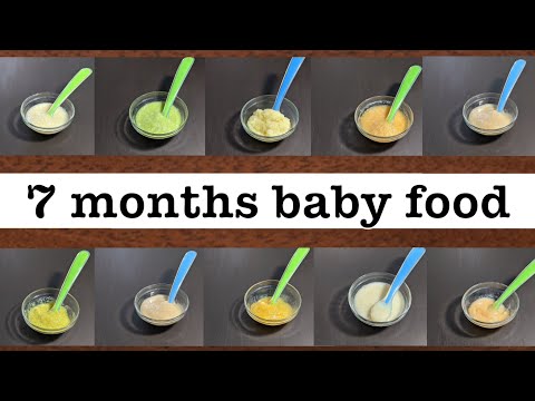7 months baby food recipes | 10 recipes for 7 months baby