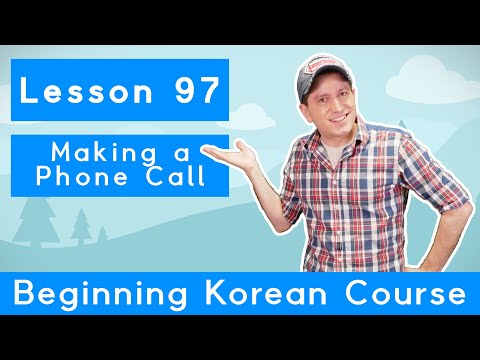 Billy Go’s Beginner Korean Course | #97: Making a Phone Call