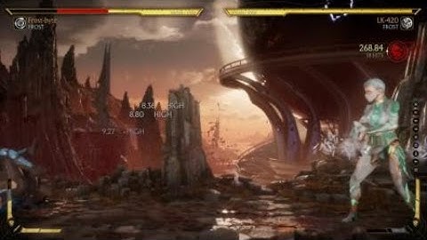 MK11 custom Frost: bomb/DD3: anti-roll amplified spin starter