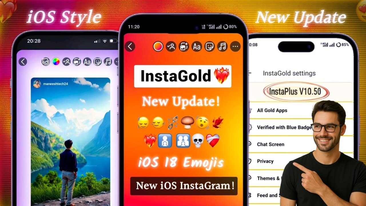 InstaGold new update v10.50 | Instagold features | New ios instagram on android | SR Hub