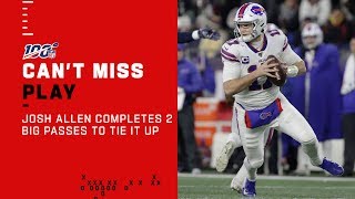 Details Josh Allen & the Bills Tie It Up Before Halftime! News