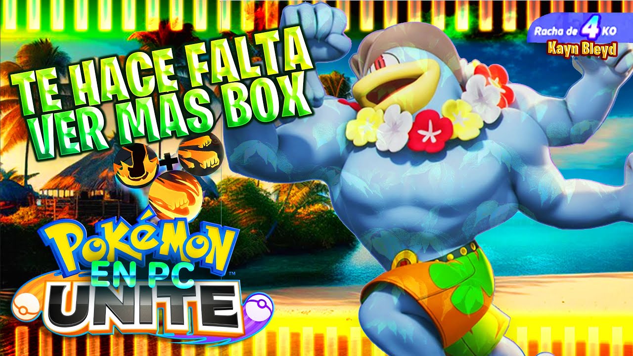 Te hace falta ver más box con Machamp #pokemonunite - YouTube