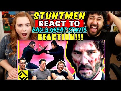 STUNTMEN React To Bad & Great HOLLYWOOD STUNTS 3 – REACTION!!!