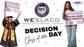 Weslaco ISD Decision Day 2026