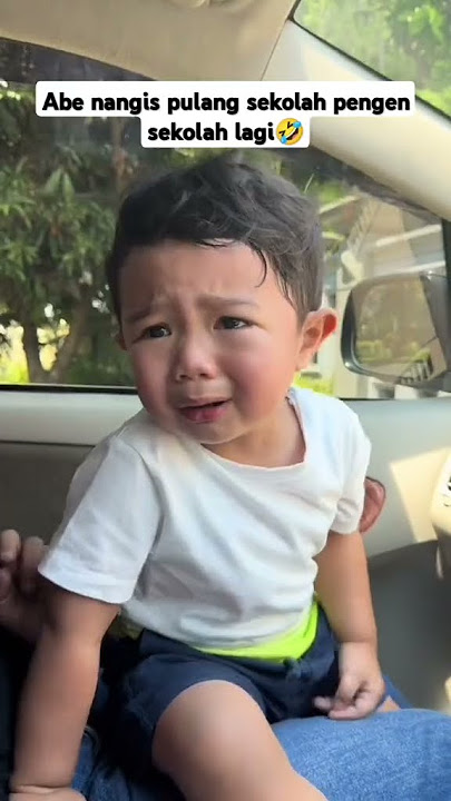 Abe nangis pulang sekolah pengen sekolah lagi🤣 #abedaily #abe #abecekut