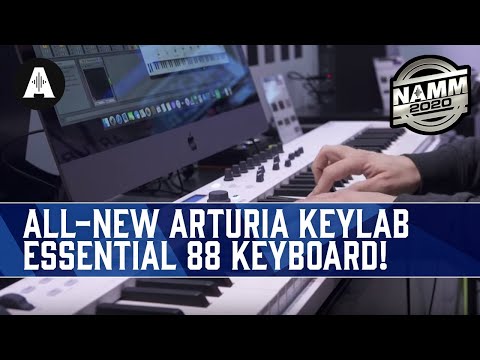 first-look-at-the-new-arturia-keylab-essential-88-controller-keyboard!---namm-2020