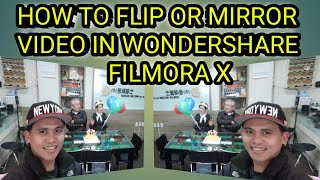 Filmora X: How to Flip or Mirror Video Perfectly screenshot 5