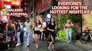 PARTYGOERS ARE OUT TONIGHT IN PHILLY MIDTOWN VILLAGE CENTER CITY Insta360 Luna Ultra