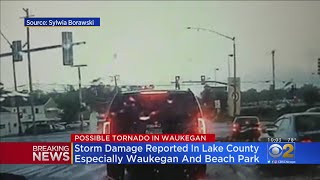 'Probable' Tornado In Waukegan