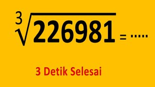 How to Find the Root of a Number Quickly