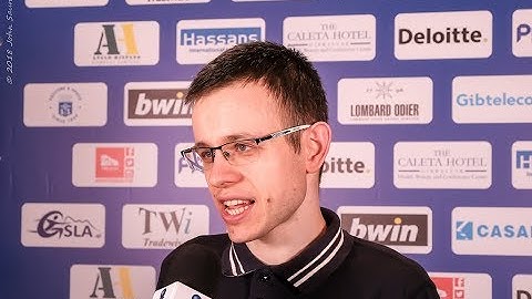 Round 6 Gibraltar Chess post-game interview with David Navara