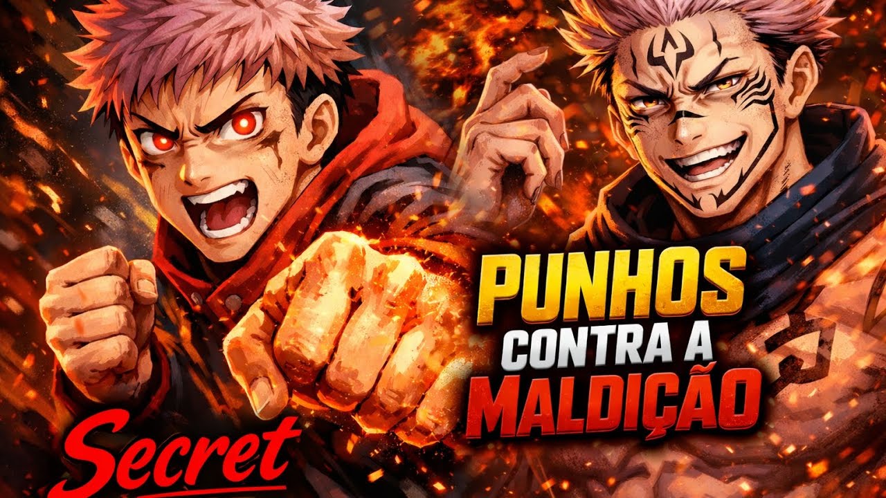 Punhos Contra A Maldição - Yuji Itadori (Jujutsu Kaisen) | Secret 