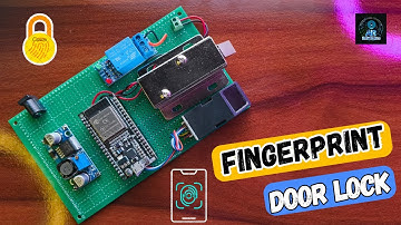 ESP32 Fingerprint Door Lock System | DIY Smart Lock Project #esp32project #doorlock #fingerprint