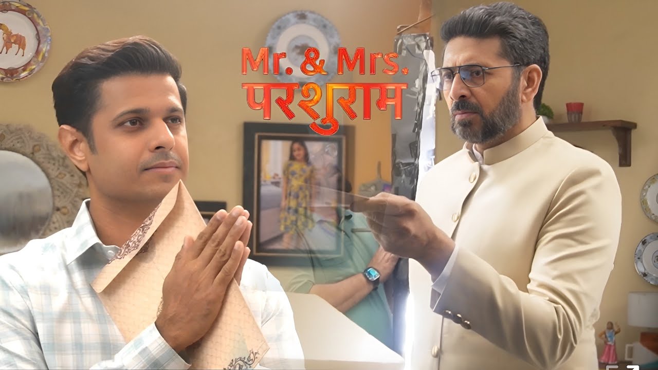Mr and Mrs Parshuram ,shalini ke pita ke Samne haath joro shri Parshad ne|BTS| on location|