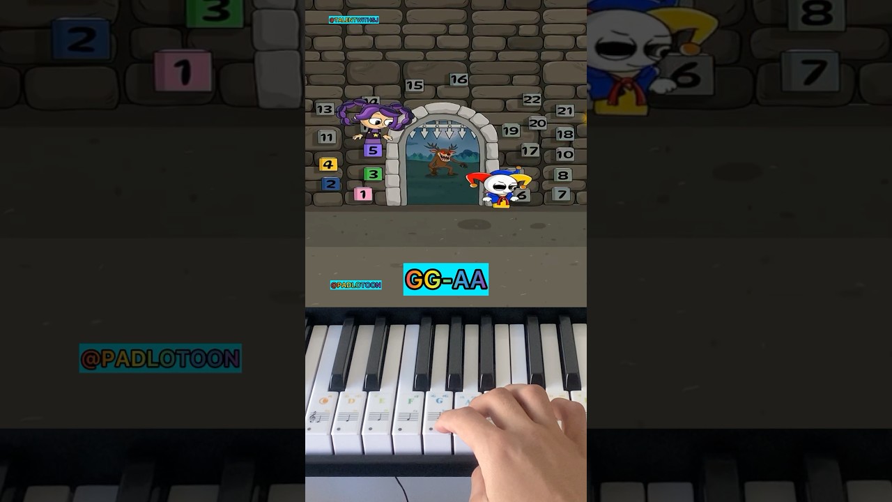 Can You Name This Song in 3 Seconds? 🎵😱 #poppyplaytime #animation @PADLOTOON - Piano Tutorial
