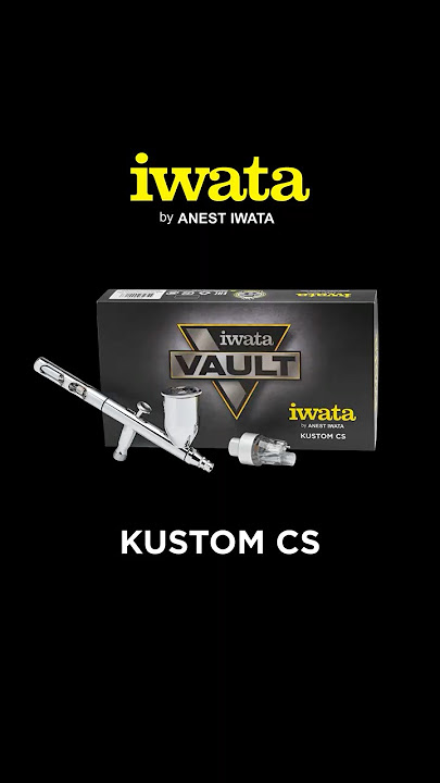 Iwata Vault Kustom CS 🔥 | Eclipse CS Leveled Up 🚀🎨 #iwataairbrush #airbrush