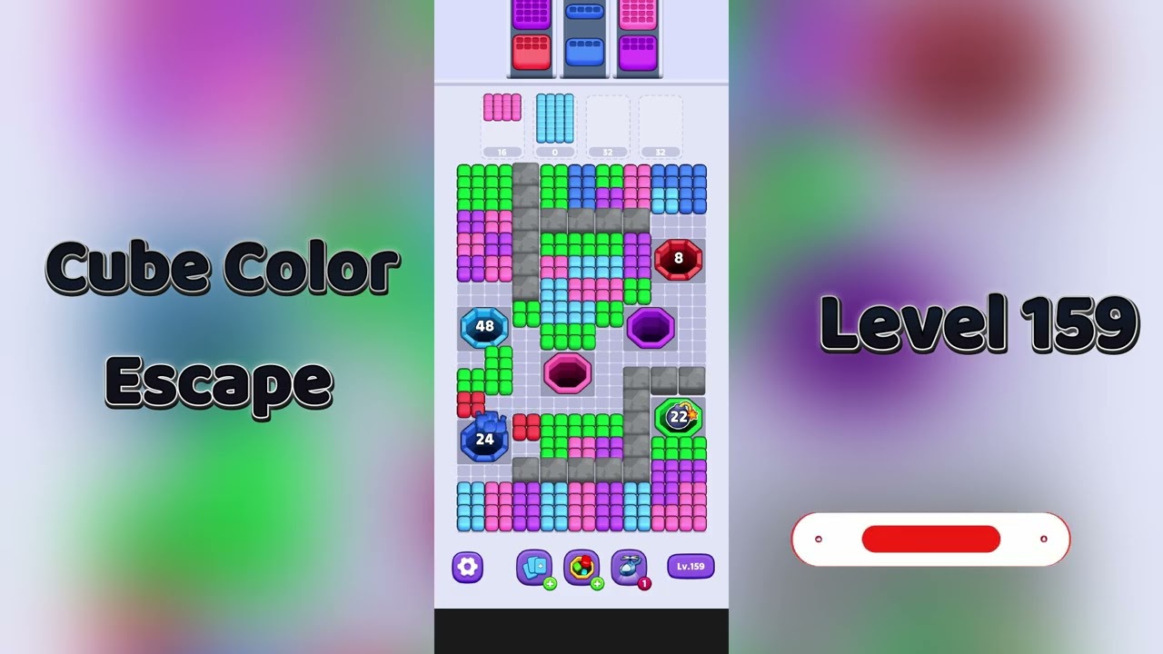 🧩 Cube Color Escape Level 159 Walkthrough | Step-by-Step Guide 🎮 | Go Answer