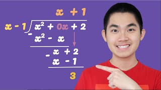 Long Division With Polynomials - The Easy Way!