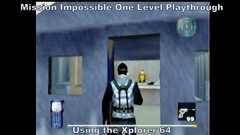 Mission Impossible One-Level Playthrough using the Xplorer 64 (Red Label) for N64 :D #Nintendo #N64