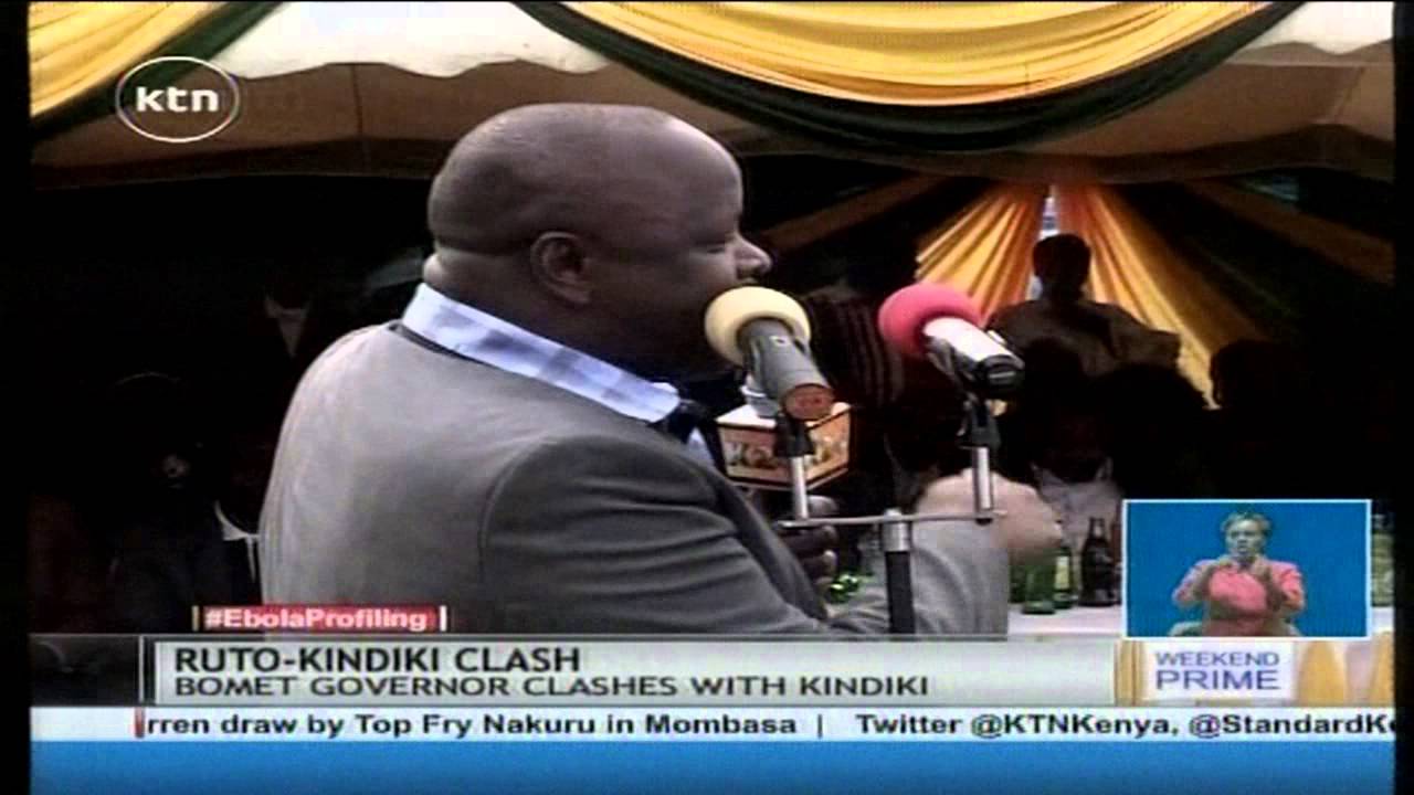 Public meeting ends prematurely as Governor Isaac Ruto and Senator Kithure kindiki clash in Bomet