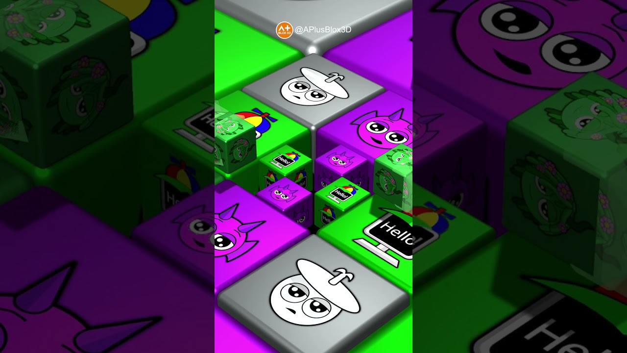 (Q810) 😱🔥 Hypnotic Sprunki Cubes Roll! 🎵 Catchy Beats Sync with Every Flip! 🌀 