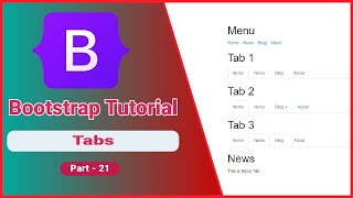 bootstrap tab | bootstrap tab examples | part 21