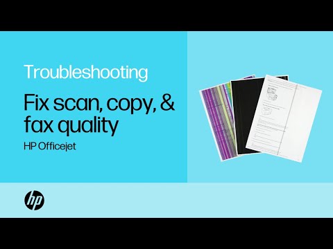 Fixing Streaks and Lines in Scans, Copies, and Faxes | HP Officejet | @HPSupport