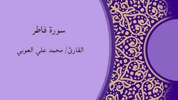 سورة فاطر | أَلَمْ تَرَ أَنَّ اللَّهَ أَنزَلَ مِنَ السَّمَاءِ مَاءً فَأَخْرَجْنَا بِهِ ثَمَرَاتٍ..