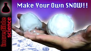 DIY EASY TO MAKE SNOW AT HOME!!!