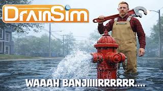 THIS CITY IS FLOODING SERIOUSLY! Only This Plumber Can Save It! 😱 | Drain Sim screenshot 1
