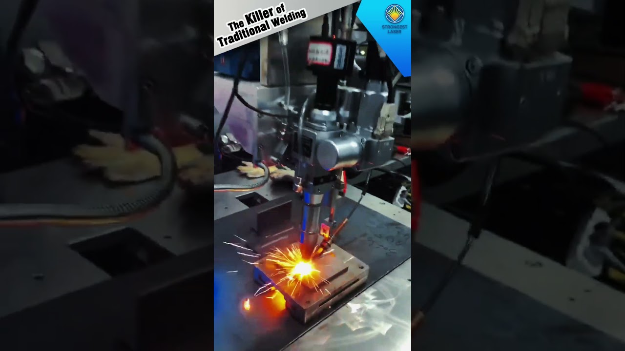 SELF-DEVELOPED ROBOT LASER WELDINGIN TEGRATED SYSTEM I Vertical welding - linear pendulum