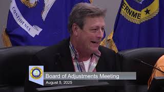 St. Tammany Parish Board of Adjustments Meeting : August 5, 2025