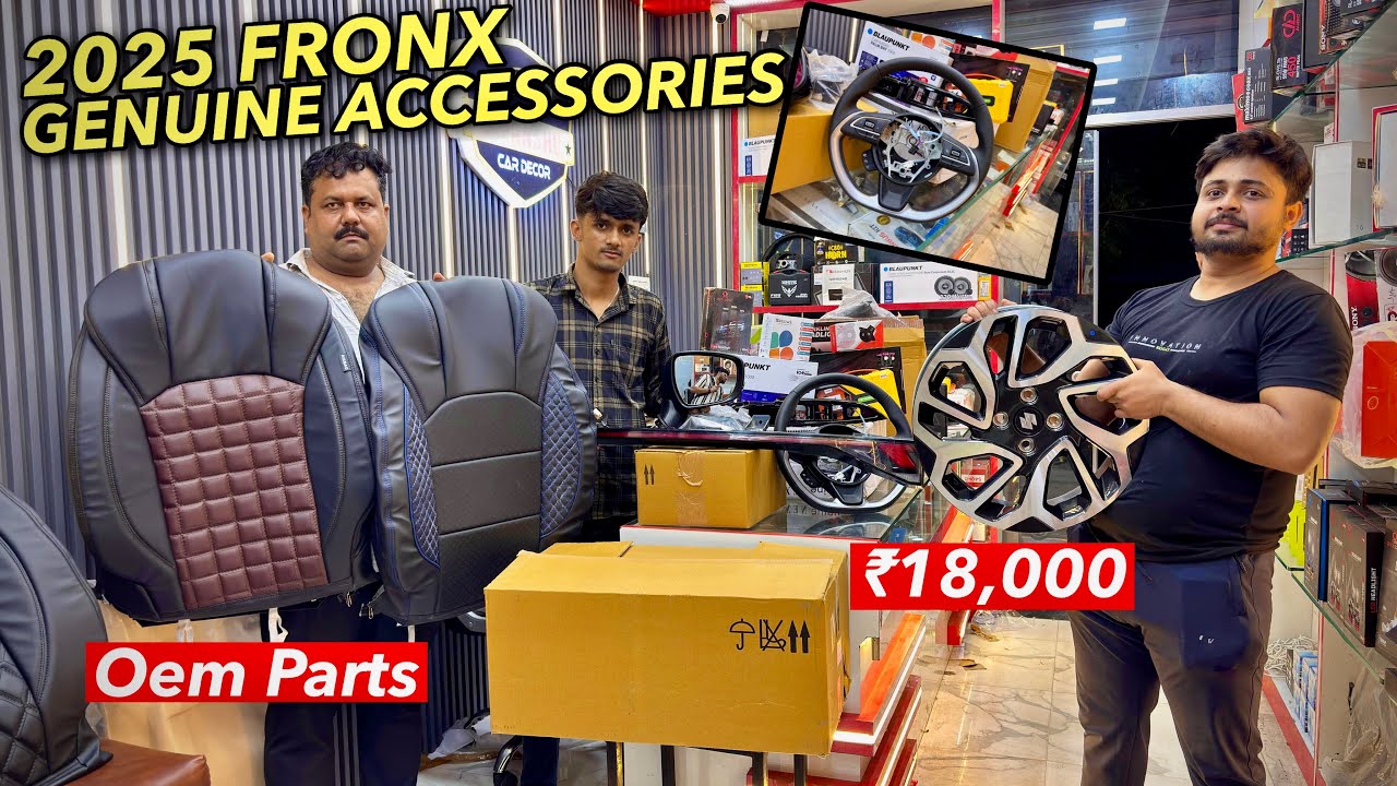 2025 MARUTI SUZUKI FRONX GENUINE ACCESSORIES WITH PRICE | FRONX MODIFICATION