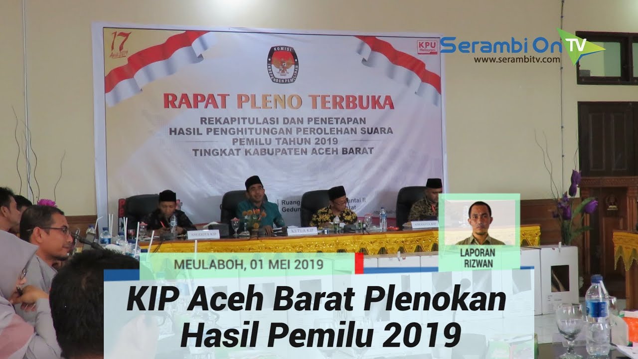 perjalanan ke langkawi KIP Aceh Barat Plenokan Hasil Pemilu 2019, Kegiatan Berlangsung Tiga Hari